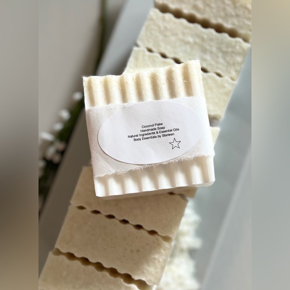 Hand Crafted Other - HAND CRAFTED  Soap | Coconut with Organic Coconut Flakes. Handmade